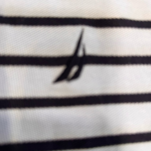 Nautica Performance Deck Polo Golf Shirt Classic Fit Blue Striped Sz XXL NWT - Picture 7 of 10